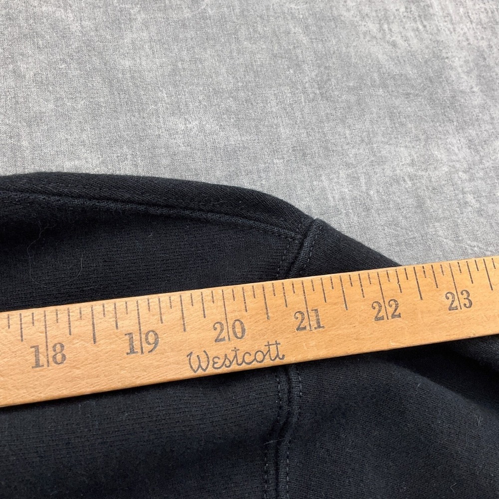 Champion‎ Hoodie Womens Large Black Reverse Weave Spell Out Embroidery Comfort - Picture 8 of 11